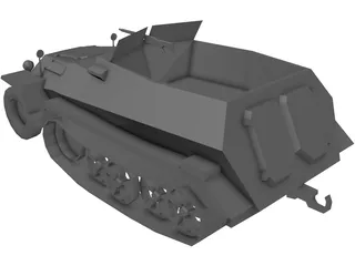 KFZ 250 3D Model preview