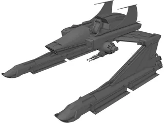 Skimmer 3D Model preview