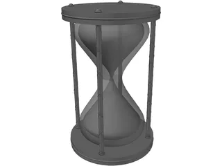 Hourglass 3D Model preview