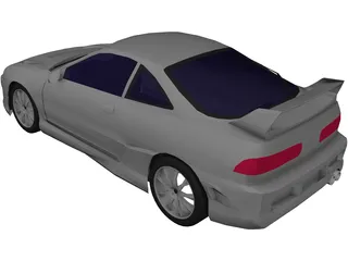 Honda Integra Type-R [Tuned] 3D Model preview