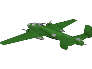 B-52 Bomber 3D Model preview