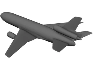 McDonnell Douglas DC-10 3D Model preview