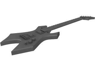 Guitar Electric 3D Model preview