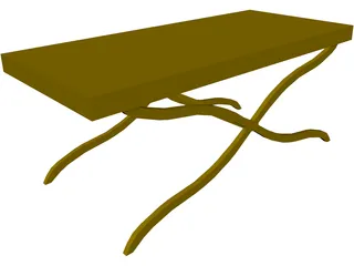 Table Coffee 3D Model preview