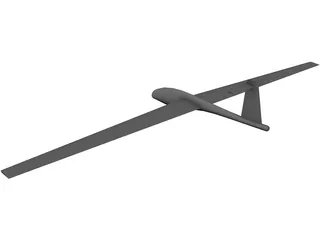 Glider Segelflieger 3D Model preview