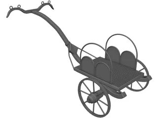 Chariot Celtic 3D Model preview