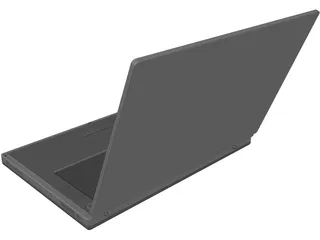 Powerbook G4 Titanium 3D Model preview