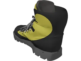 Boot Trekking 3D Model preview