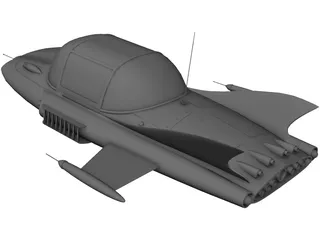 SuperCar 3D Model preview