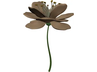Camellialike 3D Model preview