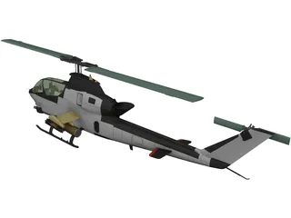 Boeing AH-64 Apache 3D Model preview