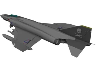 F-4 Phantom II 3D Model preview