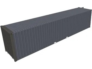 Container 40ft 3D Model preview