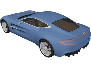 Aston Martin One-77 3D Model preview