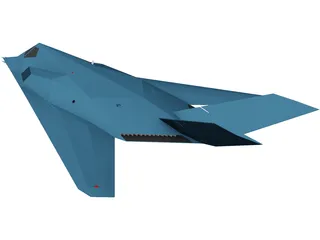 F-117A 3D Model preview