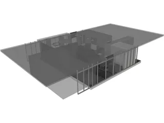 Mercedes-Benz Showroom 3D Model preview