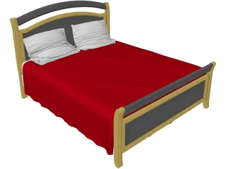 Bed 3D Model preview