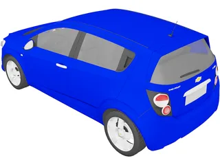 Chevrolet Aveo (2012) 3D Model preview