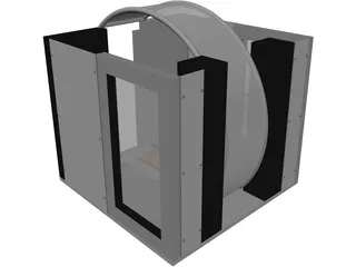 Stand SPA Folding Portable 3D Model preview