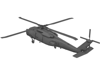Sikorsky SH-60 Seahawk 3D Model preview