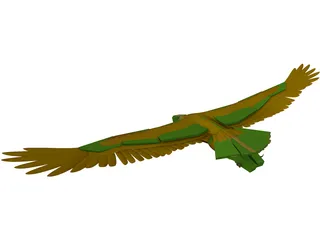 Eagle [Animated] 3D Model preview