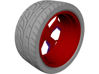 Lamborghini Reventon Rim 3D Model preview
