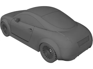 Audi TT 3D Model preview