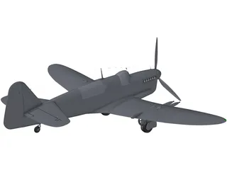 Fairey Firefly 3D Model preview