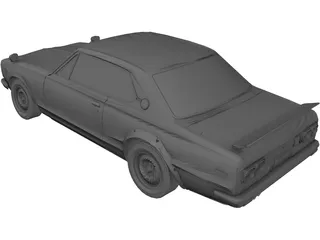 Nissan Skyline 2000GT-R 3D Model preview