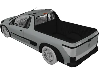 Peugeot Hoggar Concept 3D Model preview