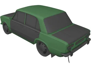 VAZ 2101 3D Model preview