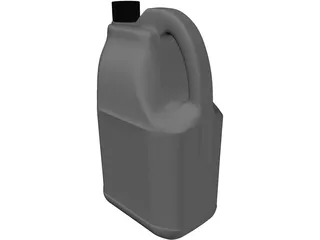 Plastic Tank 3D Model preview