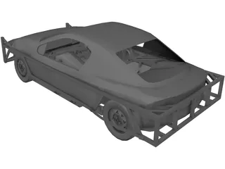 Opel Tigra 1300 Stockcar 3D Model preview