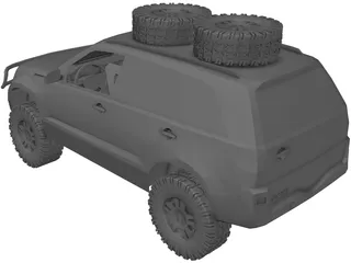 Suzuki Grand Vitara Offroad 3D Model preview