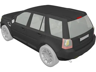 Land Rover Freelander 3D Model preview