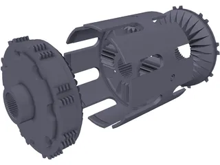 Self-Locking Differential 3D Model preview