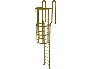Ladder 3D Model preview