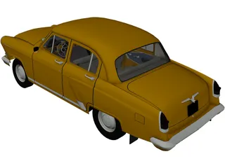 Gaz-21 Volga 3D Model preview