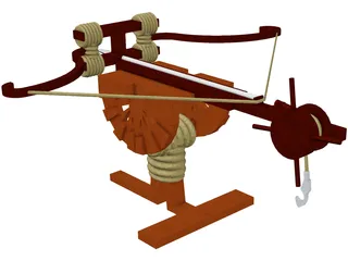 Roman Ballista 3D Model preview