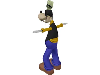 Goofy [Animated] 3D Model preview