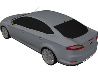 Ford Mondeo MK IV (2007) 3D Model preview