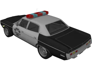 Police Car NYPD 3D Model preview
