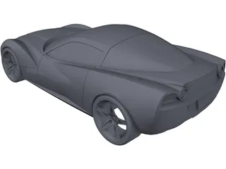 Chevrolet Corvette C7 3D Model preview
