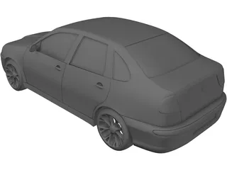 Seat Cordoba 3D Model preview