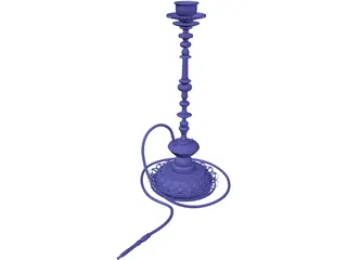 Hookah 3D Model preview