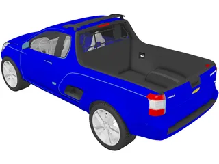 Chevrolet Montana 3D Model preview