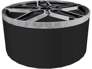 AC Schnitzer Rim 3D Model preview