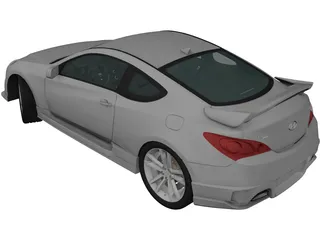 Hyundai Genesis Coupe Sport (2010) 3D Model preview