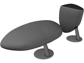 Speakers 3D Model preview