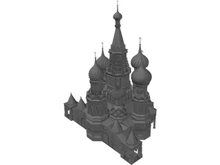 Red Square 3D Model preview